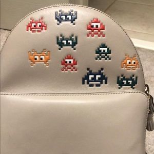 Anya Hindmarch mini space invader backpack